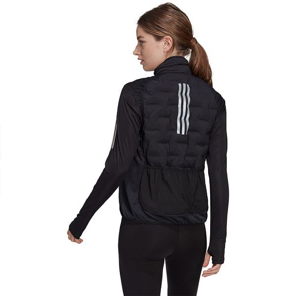 Black Women's Adidas Xcity Padded V Vest | 8743621-EP