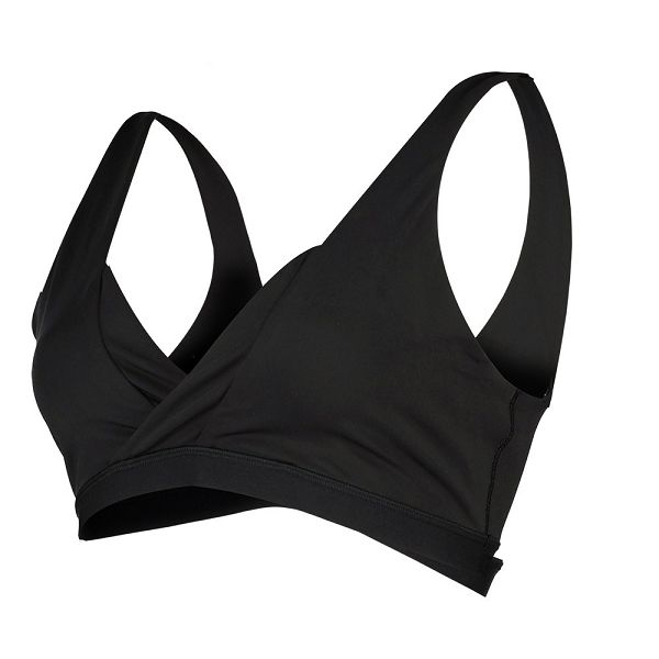 Black Women's Adidas Yoga Ess Sports Bra | 0726541-BP