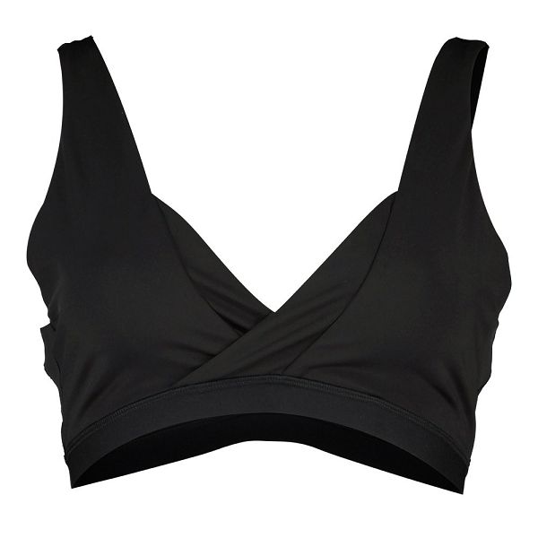 Black Women\'s Adidas Yoga Ess Sports Bra | 0726541-BP