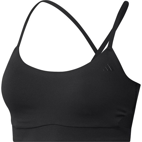 Black Women\'s Adidas Yoga St Ls Ll Sports Bra | 6591423-ZG