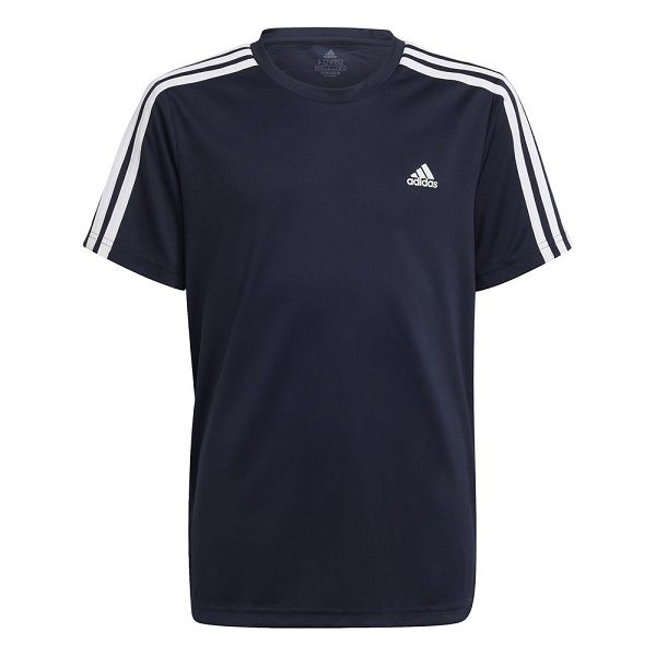 Blue Kids\' Adidas 3 Striker Short Sleeve T Shirts | 0589123-SY