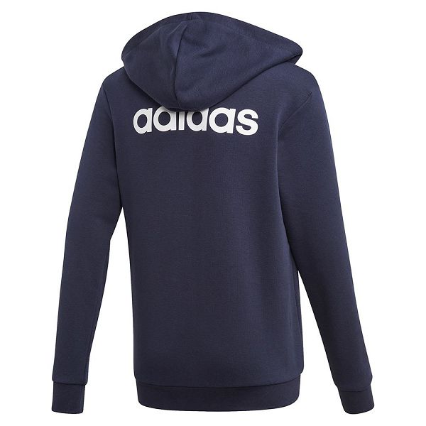 Blue Kids' Adidas Essentials Linear Full Zip Sweatshirts | 9561043-HB