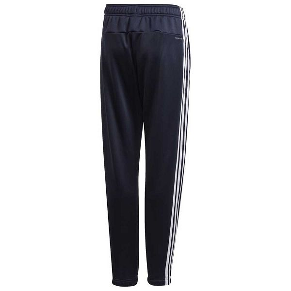 Blue Kids' Adidas Training 3 Stripes Long Pants | 6805731-GE