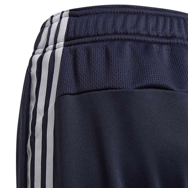 Blue Kids' Adidas Training 3 Stripes Long Pants | 6805731-GE