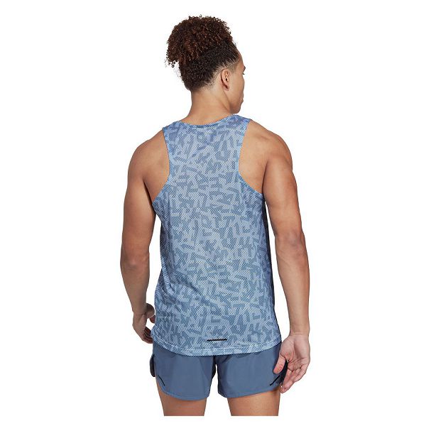 Blue Men's Adidas Agr Sleeveless T Shirts | 3704581-LJ