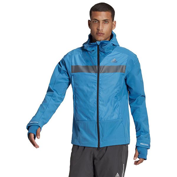 Blue Men\'s Adidas C.R. Jackets | 1260873-EL