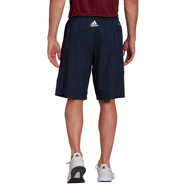 Blue Men's Adidas Designed 2 Move Logo Shorts Pants | 7190324-YF