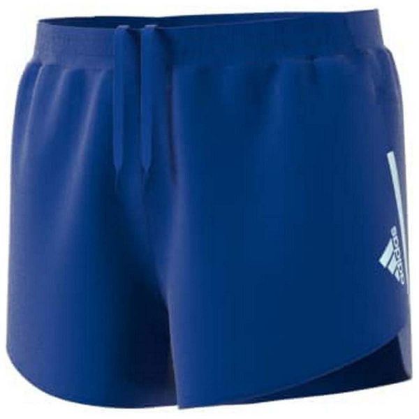 Blue Men\'s Adidas Fast Reflective Split Shorts Pants | 8560319-MT