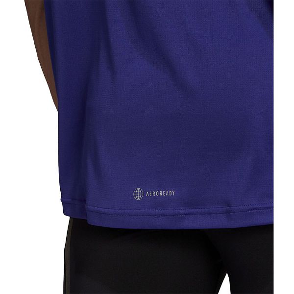 Blue Men's Adidas IT Short Sleeve T Shirts | 4392086-FR