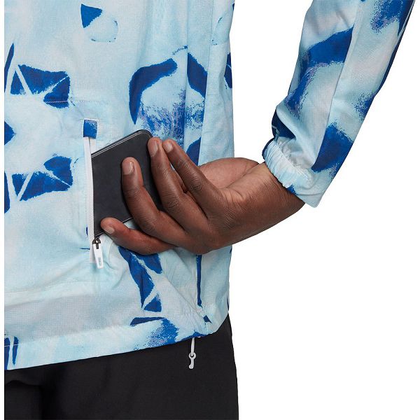 Blue Men's Adidas Marathon Translucent Jackets | 6231790-QB