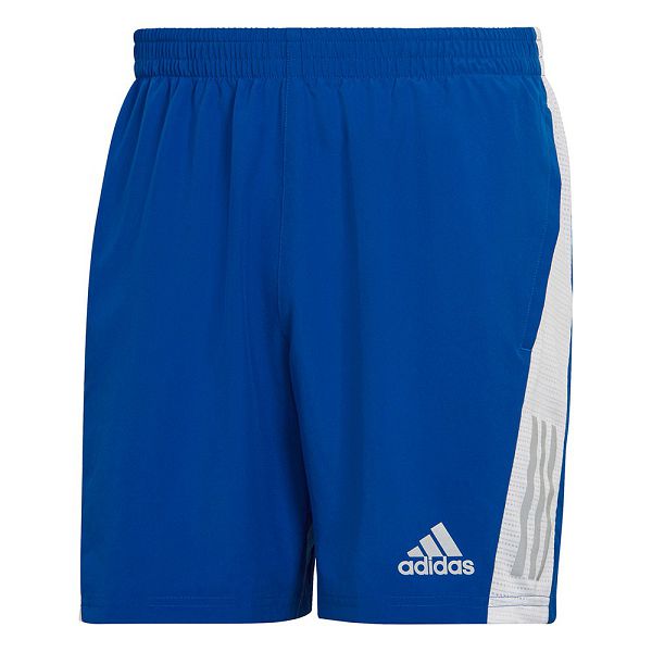 Blue Men's Adidas OWN The Run 5´´ Shorts Pants | 2850613-LN