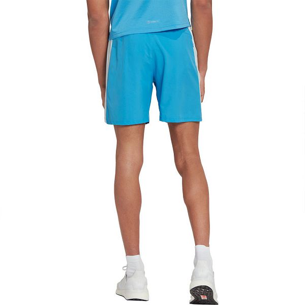 Blue Men's Adidas OWN The Run 5´´ Shorts Pants | 2871569-ZW