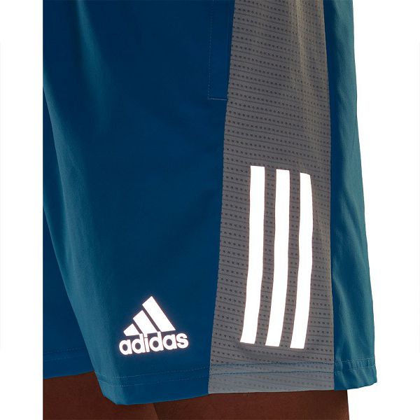 Blue Men's Adidas OWN The Run 5´´ Shorts Pants | 2871569-ZW