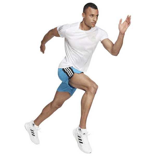 Blue Men's Adidas OWN The Run 5´´ Shorts Pants | 5841067-JR