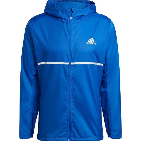 Blue Men's Adidas Own The Run Jackets | 3140692-FI