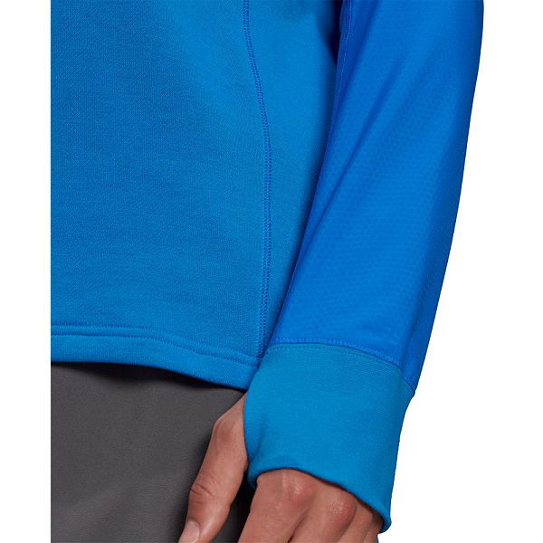 Blue Men's Adidas Reflective Sweatshirts | 5612348-PB