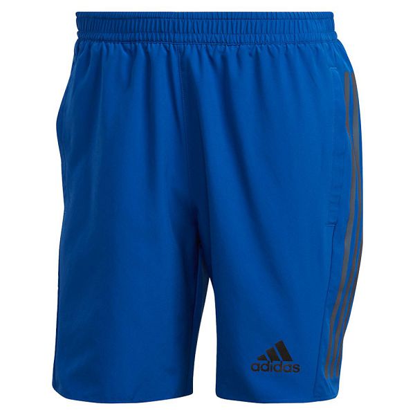 Blue Men's Adidas Run Icon Full Reflective 3 Stripes 9´´ Shorts Pants | 6421357-IT