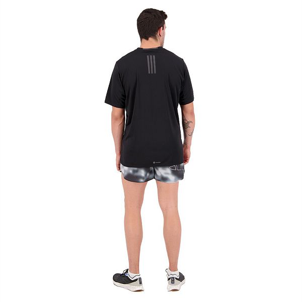 Blue Men's Adidas Run Icons Shorts Pants | 7481903-WX