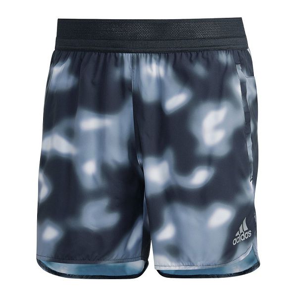 Blue Men's Adidas Run Icons Shorts Pants | 7481903-WX