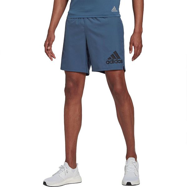 Blue Men\'s Adidas Run It 7´´ Shorts Pants | 3581742-QD