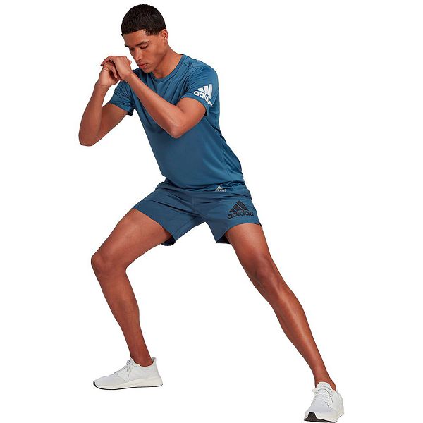 Blue Men's Adidas Run It 9´´ Shorts Pants | 7908312-JQ