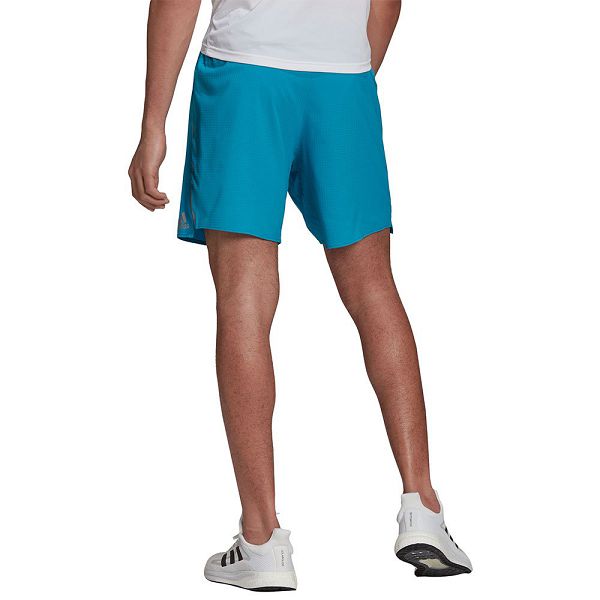 Blue Men's Adidas Saturday 5´´ Shorts Pants | 7941258-RM