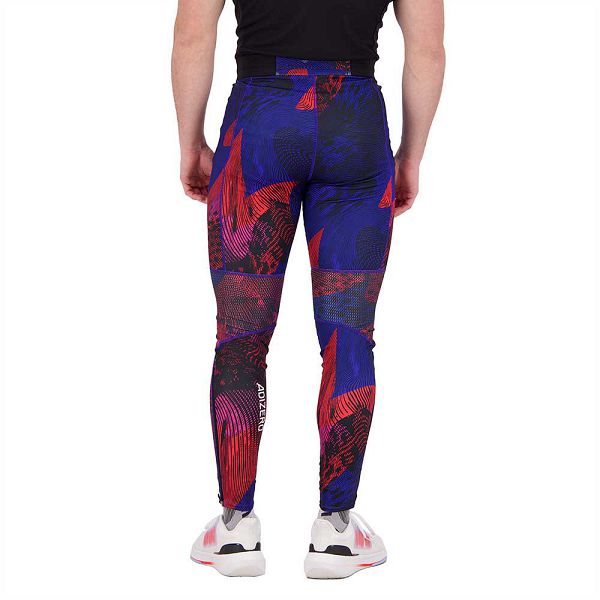 Blue Men's Adidas Saturday Leggings | 1948726-PF