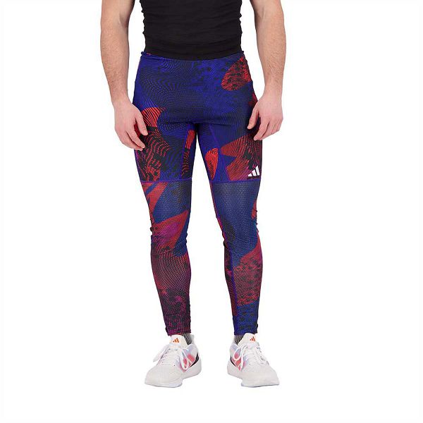 Blue Men\'s Adidas Saturday Leggings | 1948726-PF