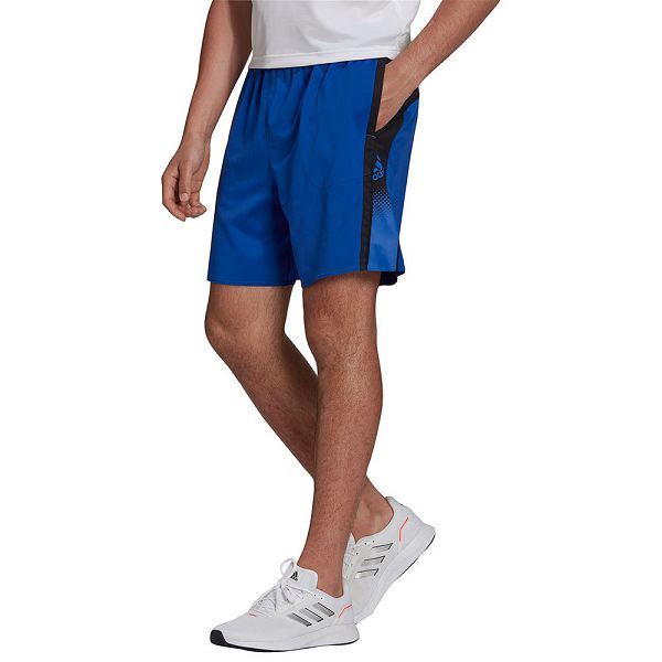 Blue Men\'s Adidas Seaso Shorts Pants | 9125370-RM