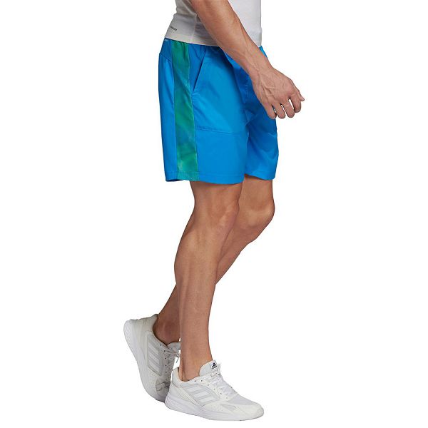 Blue Men's Adidas Season Shorts Pants | 5608723-LD