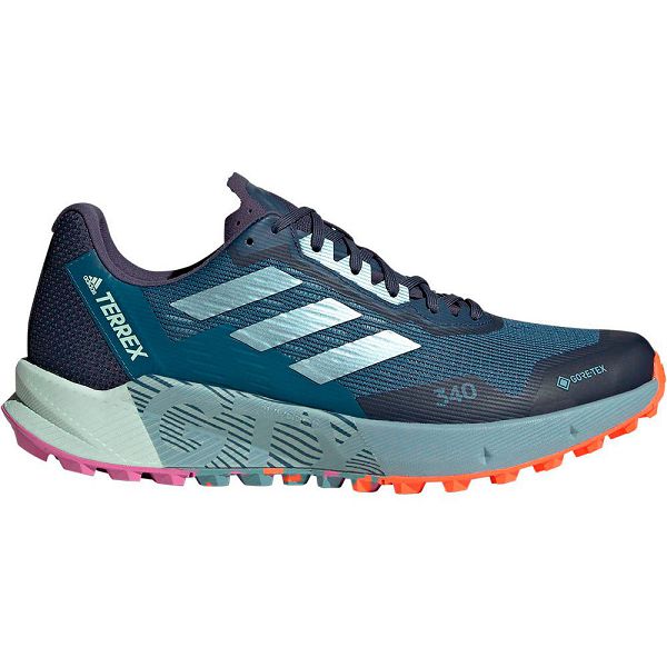 Blue Men\'s Adidas Terrex Agravic Flow 2 Goretex Trail Running Shoes | 0819625-MP