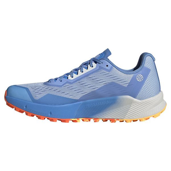 Blue Men's Adidas Terrex Agravic Flow 2 Trail Running Shoes | 2650487-JP