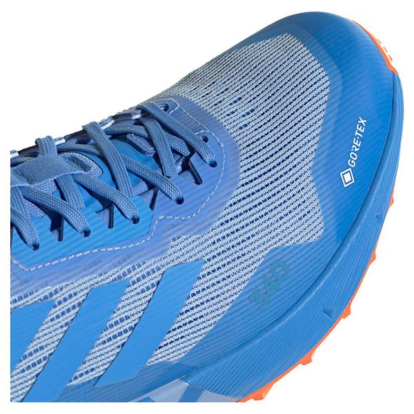 Blue Men's Adidas Terrex Agravic Flow 2 Goretex Trail Running Shoes | 7460358-EC