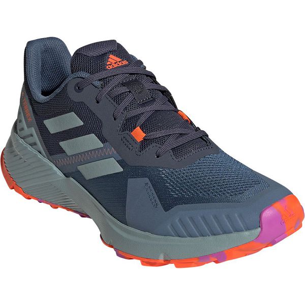 Blue Men's Adidas Terrex Soulstride Trail Running Shoes | 2769143-IE