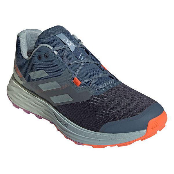 Blue Men's Adidas Terrex Two Flow Trail Running Shoes | 0245986-NV