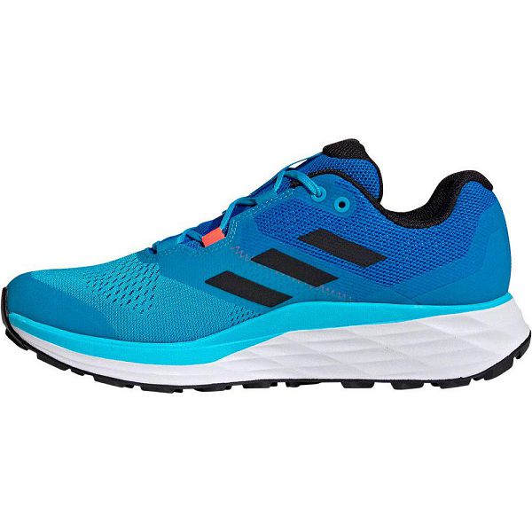 Blue Men's Adidas Terrex Two Flow Trail Running Shoes | 1682059-YD