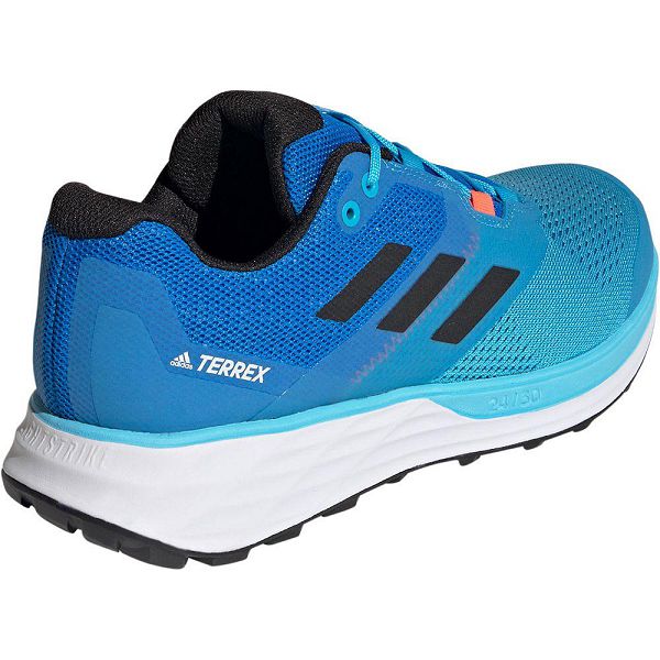 Blue Men's Adidas Terrex Two Flow Trail Running Shoes | 1682059-YD