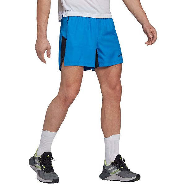 Blue Men's Adidas Trail 5´´ Shorts Pants | 0169543-CF