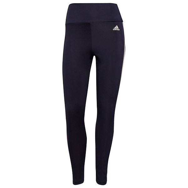 Blue Women's Adidas 3 Stripes 7/8 Leggings | 2584367-TL