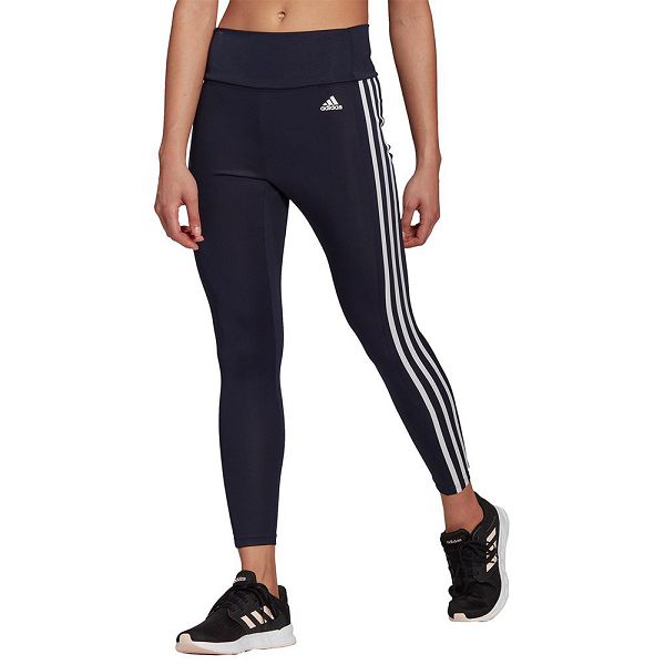 Blue Women\'s Adidas 3 Stripes 7/8 Leggings | 2584367-TL