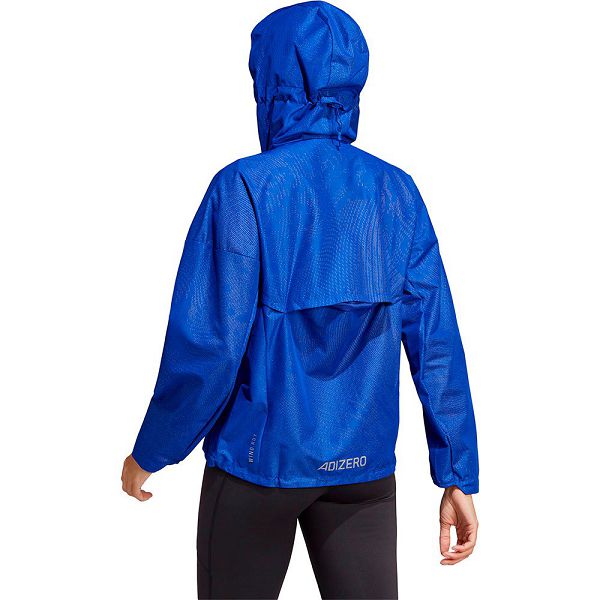 Blue Women's Adidas Adizero Jackets | 3954621-IM