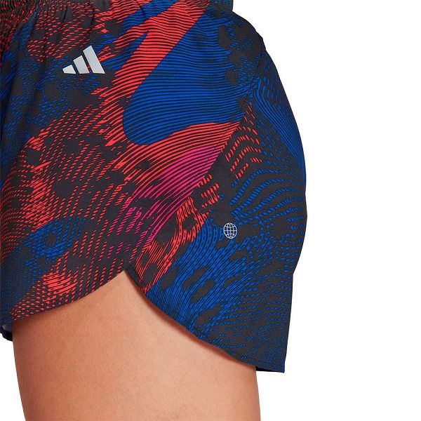 Blue Women's Adidas Adizero Split 3´´ Shorts Pants | 2659483-JH