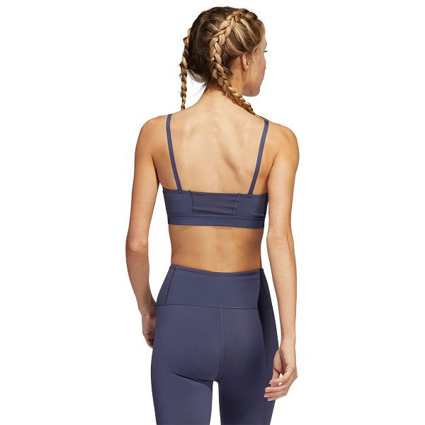 Blue Women's Adidas Aero Impact L Sports Bra | 4517390-TQ