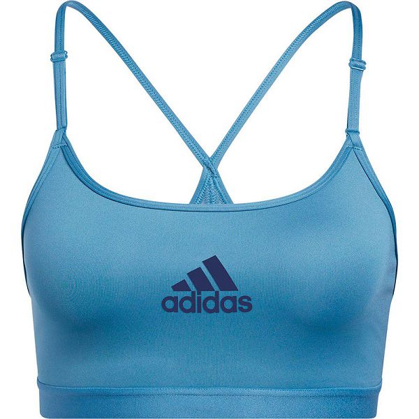 Blue Women's Adidas Aeroreact Sports Bra | 7825341-WK