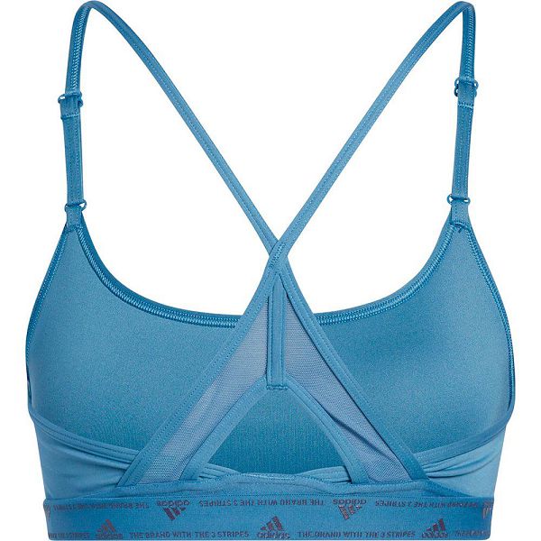 Blue Women's Adidas Aeroreact Sports Bra | 7825341-WK