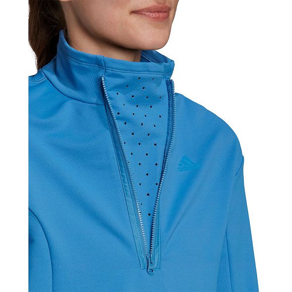 Blue Women's Adidas C.R Cover Up Sweatshirts | 0596174-VA