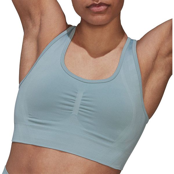 Blue Women's Adidas FRMT Sculpt Sports Bra | 3620517-YQ