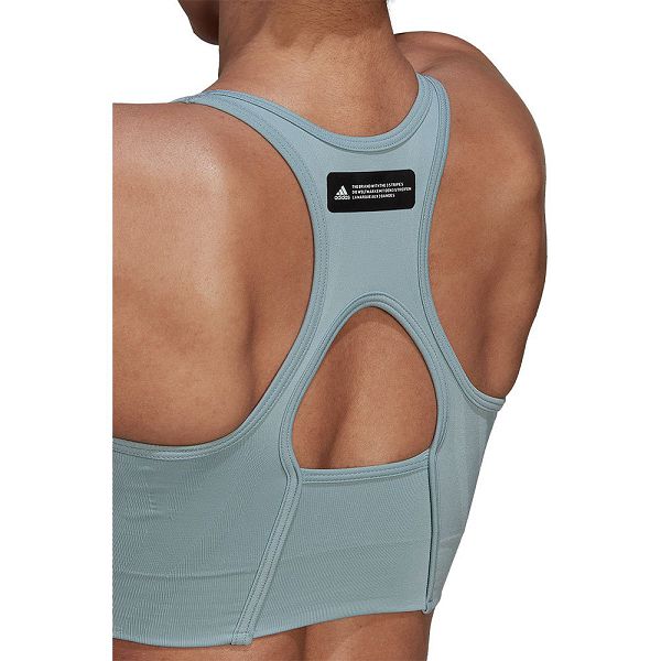 Blue Women's Adidas FRMT Sculpt Sports Bra | 3620517-YQ