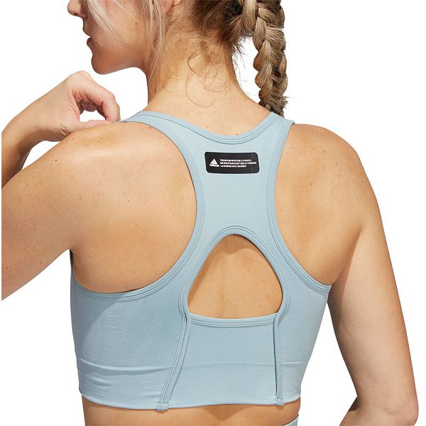 Blue Women's Adidas FRMT Sculpt Sports Bra | 3620517-YQ