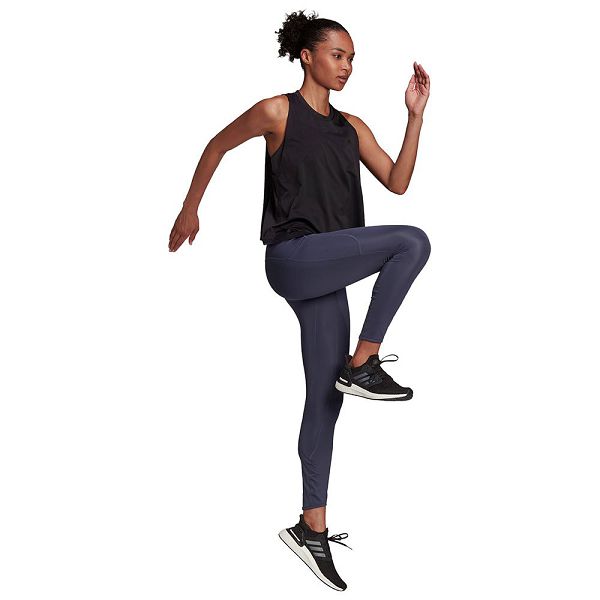 Blue Women's Adidas Fastimp 7/8 Leggings | 0346752-ON